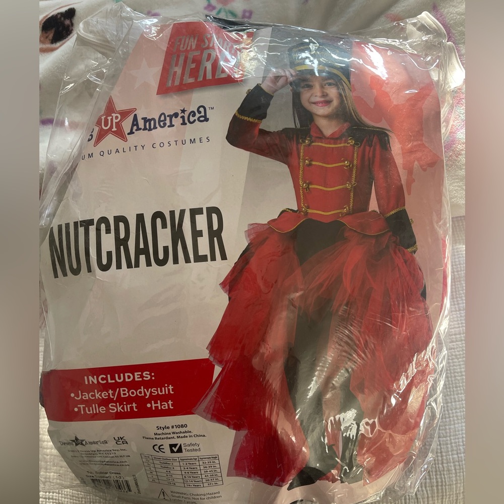 Nutcracker costume size 2t-3t